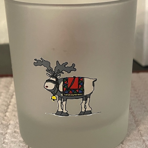 4 CHRISTMAS GLASSES CHRISTMAKKUH Old Fashioned WHISKEY On The Rocks GLASSES VTG - Picture 6 of 16